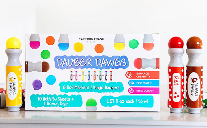 Washable Dot Markers 8-Pack $11