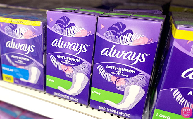 Always 108-Count Panty Liners $5