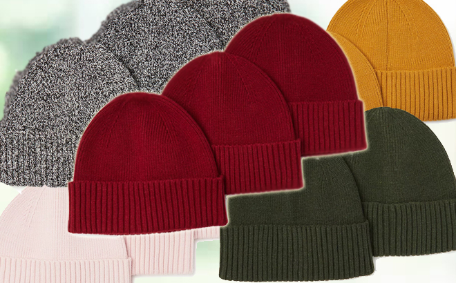 Women's Beanies 5-Packs for $9