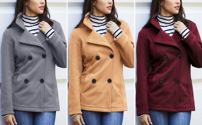 Women's Fleece Coats $9.99