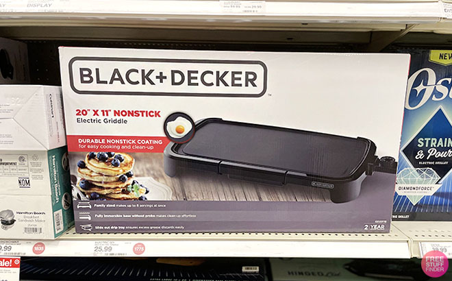 Black+Decker Electric Griddle $18.99