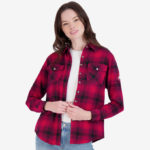 canada-weather-gear-womens-vintage-plaid-double-pocket-shirt-1
