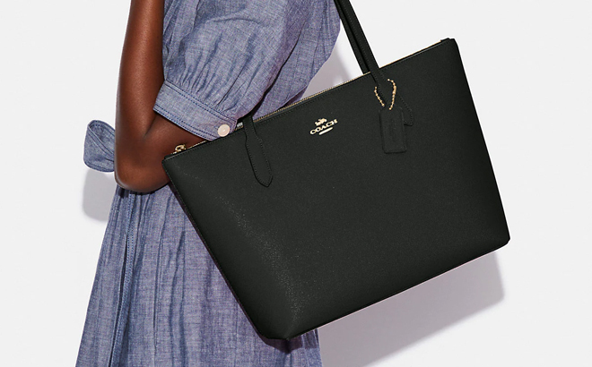 Coach Outlet Zip Top Tote 95 Shipped Free Stuff Finder