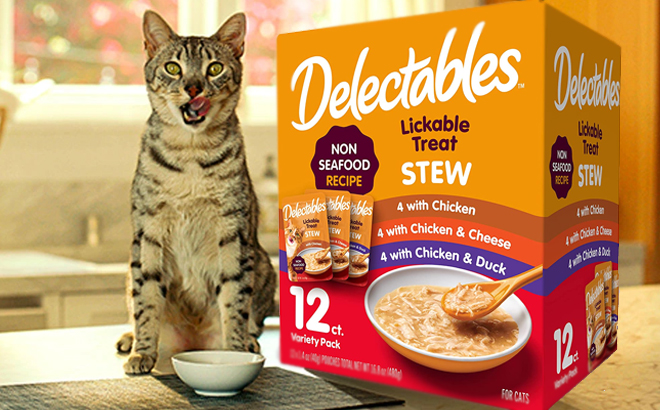 Hartz Delectables Cat Stew 12-Pack for $6