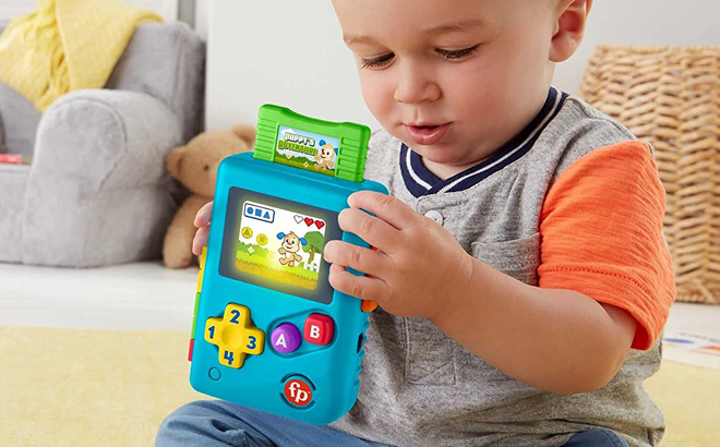 Fisher-Price Lil’ Gamer Learning Toy $5