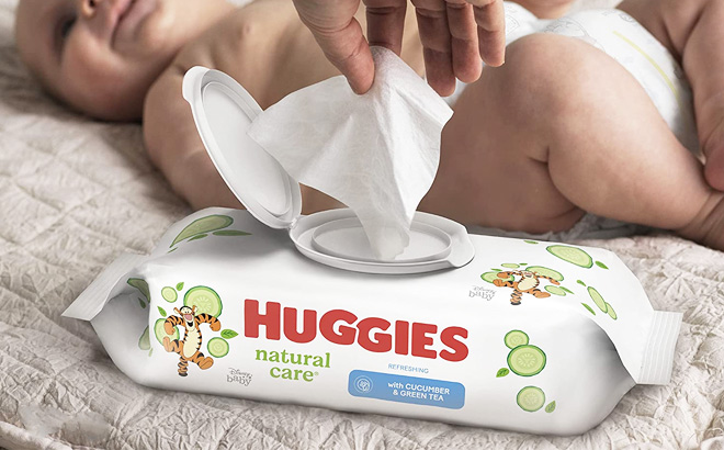 Huggies 560-Count Baby Wipes $12.97