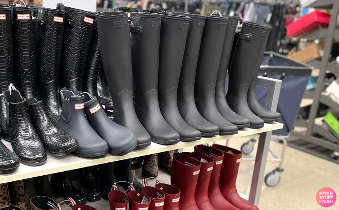 Hunter Women’s Tall Rain Boots $71