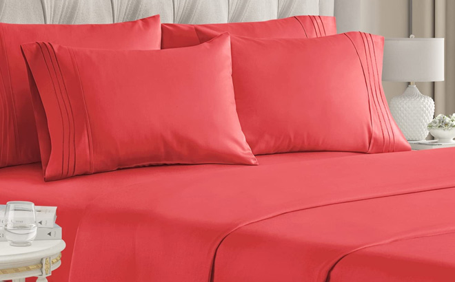 King Size 6-Piece Sheet Set $27 Shipped
