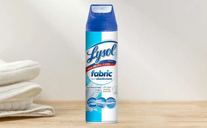 Lysol Fabric Disinfectant Spray $5