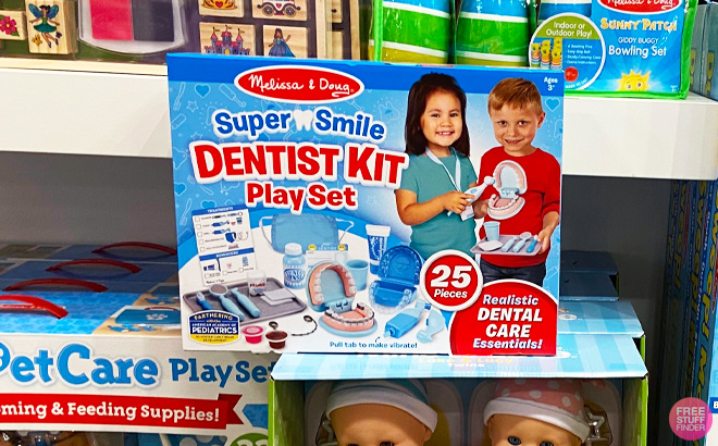 Melissa & Doug Dentist Playset $19
