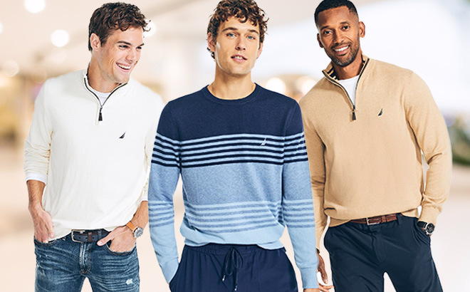 Nautica men's sweaters sale deals