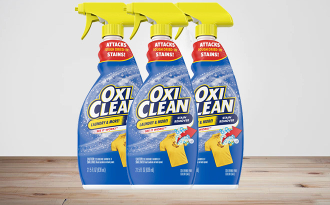 2 FREE OxiClean Stain Removers