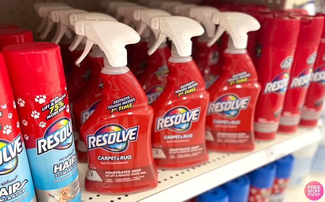 Resolve Stain Remover Carpet Cleaner $1.49