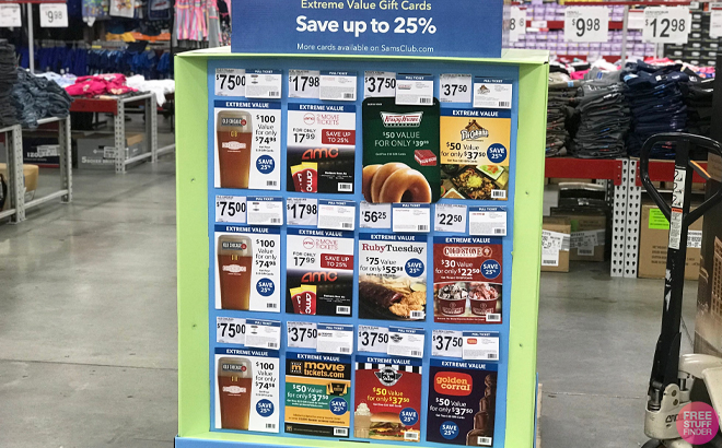 Discounted Gift Cards at Sam’s Club