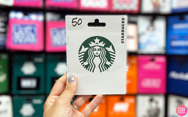 FREE $10 Amazon Credit with $50 Starbucks eGift Card Purchase