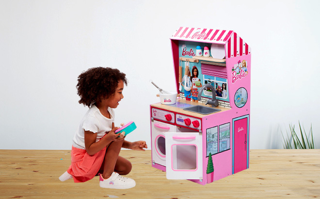 Theo Klein Barbie 2-in-1 Dollhouse $69 Shipped