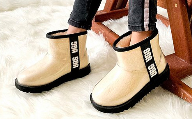UGG Clear Mini Boots $86 Shipped