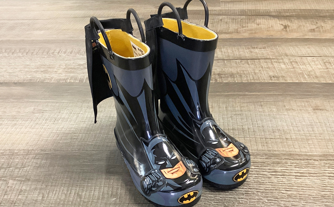 Kids Batman Rain Boots $28 Shipped