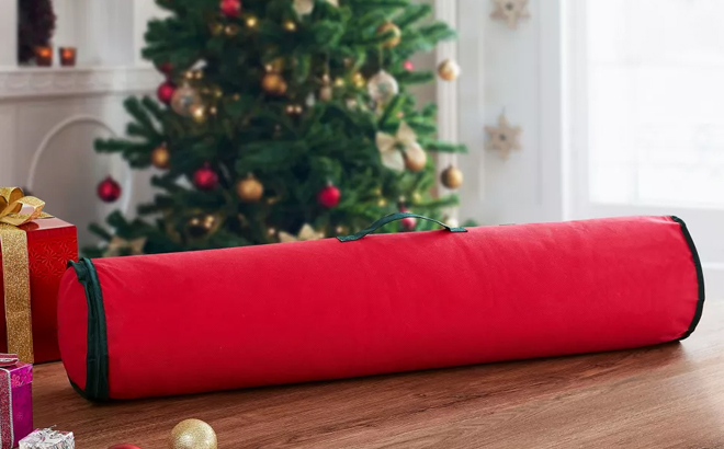 Wrapping Paper Storage $6