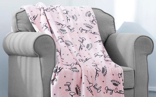 Juicy Couture Plush Throws $13