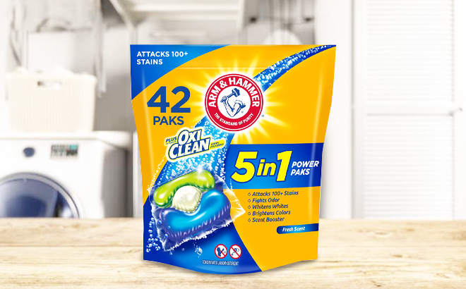 Arm & Hammer 42-Count Power Paks $6.64 Shipped