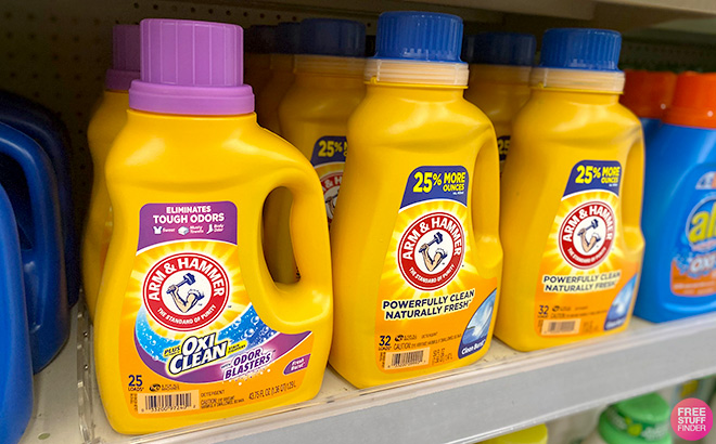 Arm & Hammer Laundry Detergent on Shelf