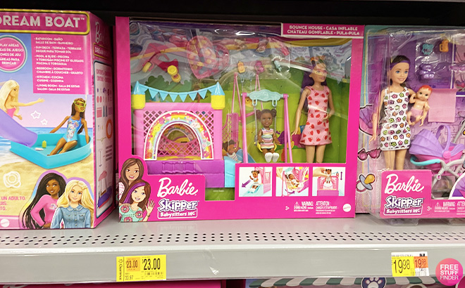 Barbie Doll and Bounce House