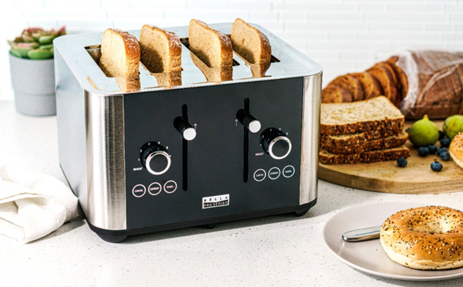 Bella Pro Series 4 Slice Digital Touch Screen Toaster