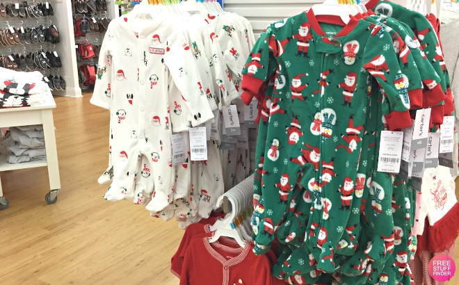 Carter’s Christmas Pajamas $3.99