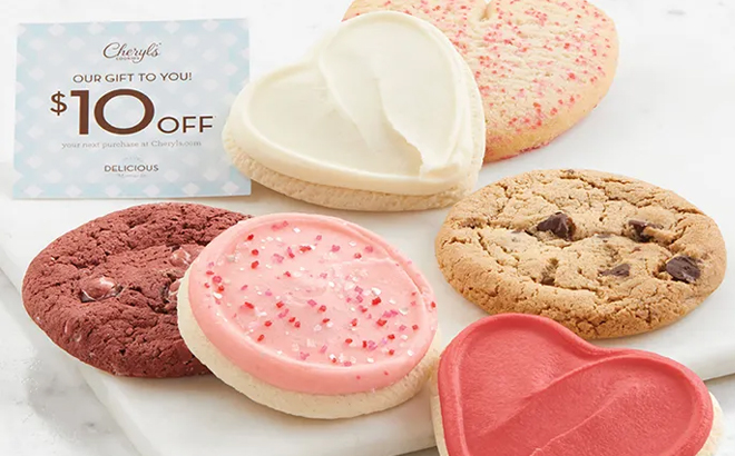 Cheryl’s Cookies Valentine Sampler $12.99 Shipped