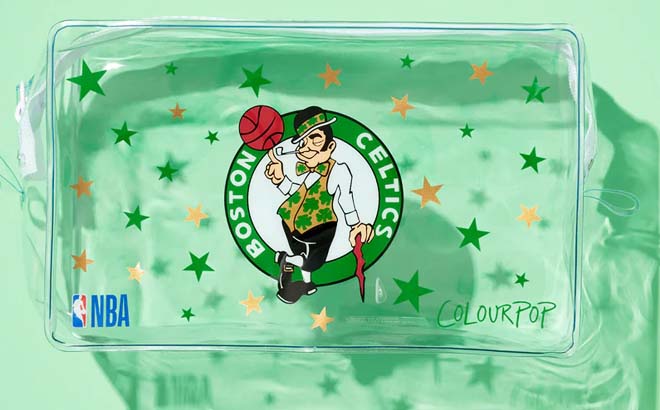 ColourPop x NBA Boston Celtics Makeup Bag ColourPop x NBA Boston Celtics Makeup Bag