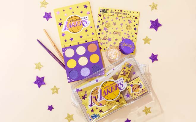ColourPop x NBA Los Angeles Lakers Collection ColourPop x NBA Los Angeles Lakers Collection