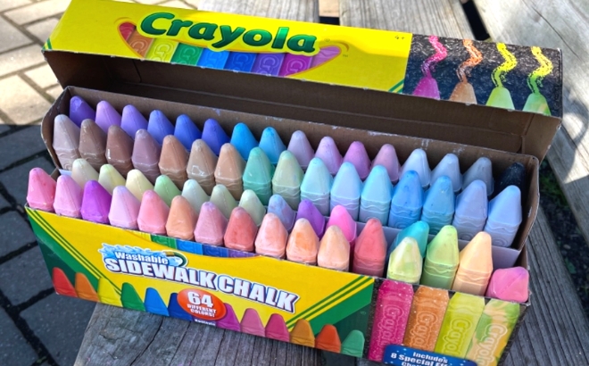 Crayola Washable Chalk 64-Count for $9.89