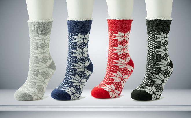 Cuddl Duds Women's Slipper Socks $5