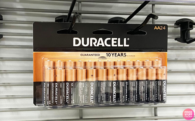 Duracell AA Alkaline Batteries 24 Pack