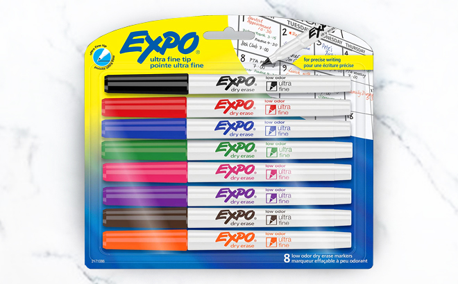 EXPO Dry Erase Markers 8-Count for $7.59