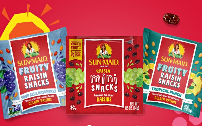 FREE Sun-Maid Snack Sample (FIRST 12,120)