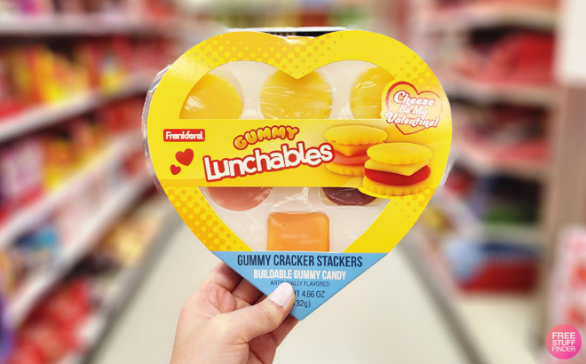 Heart-Shaped Gummy Lunchables $5.99 at Target
