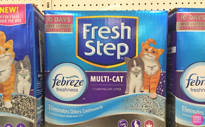 Fresh Step Clumping Cat Litter Multi Cat Odor Control