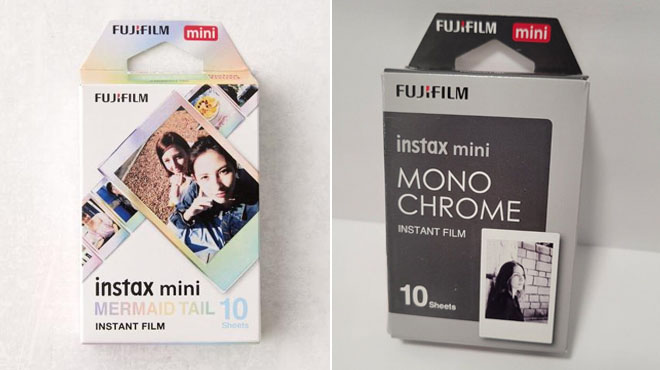 Fujifilm Instax Mini Mermaid Tail Film and Fujifilm Instax Mini Mermaid Tail Film 10 Exposures