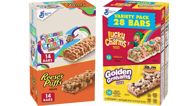 General Mills Golden Grahams Cereal Treat Bars