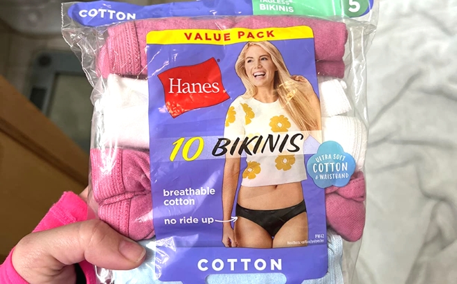 Hanes Women's Panties 10-Pack for $10