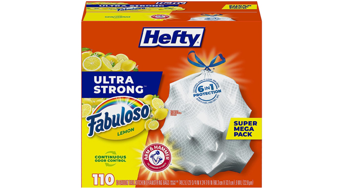 Hefty Ultra Strong Trash Bags 110 ct box