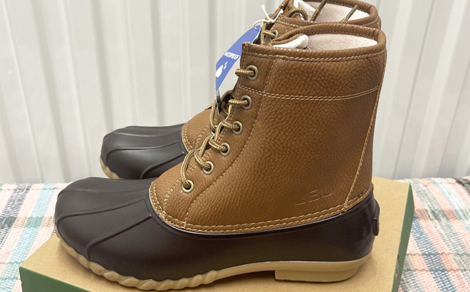 Men’s Waterproof Duck Boots $24