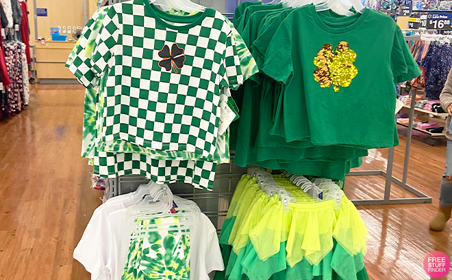 St. Patrick’s Day Girls Tees $6.98 at Walmart