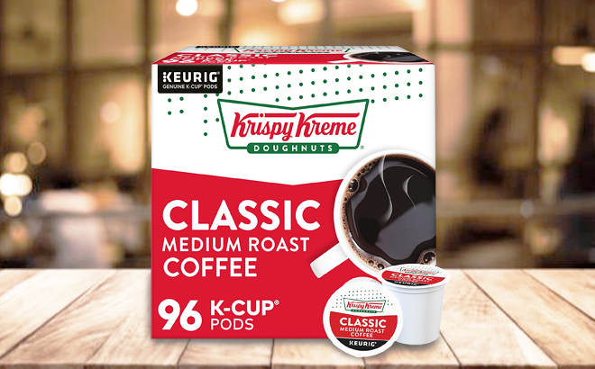 Krispy Kreme 96-Count K-Cup Pods $32 Shipped