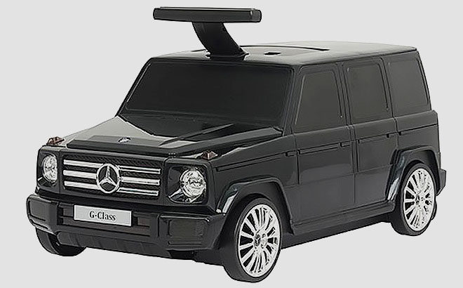 Mercedes Suitcase Ride-On $69