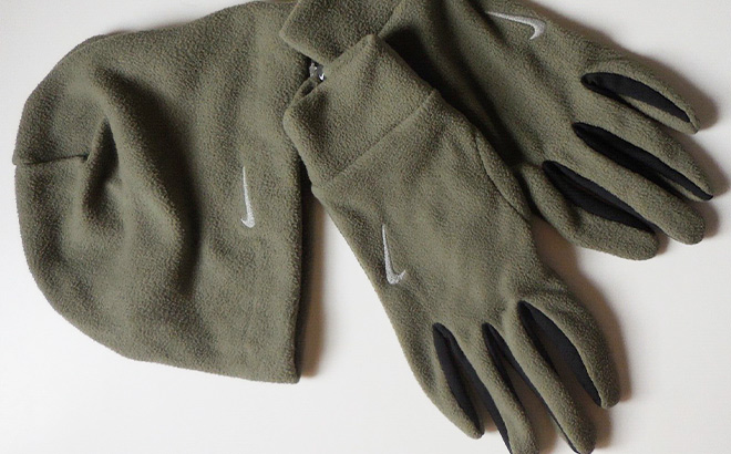 Nike Men's Hat & Gloves Set $19