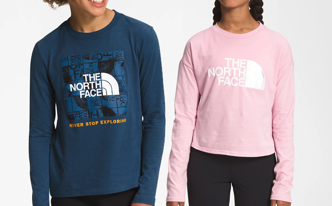 The North Face Kids Tees $12 Shipped