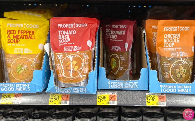 Proper Good Meals Overview on Walmart Stand